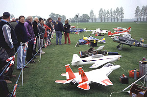 The packed flightline