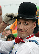 That's another fine mess, referring to the weather