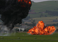 The show certainly went with a bang!