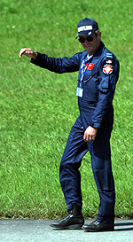 It was Magister pilot Paul Rovive's last season as a display pilot - looks like a ballet career beckons...