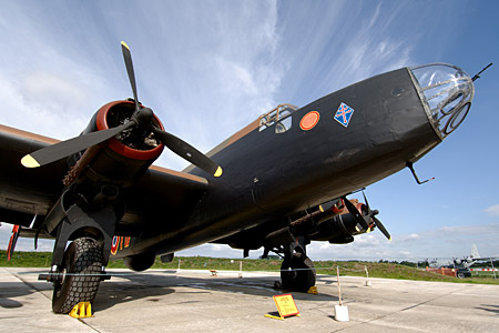 YAM's Halifax made a rare escape from the hangar for the weekend