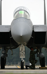 Both F-15E squadrons were competing