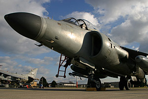The Sea Harrier's big advantage, its Blue Vixen radar