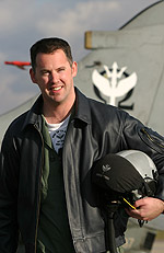 Lt Cmdr Kieron Steel will transfer to the Harrier GR7/9