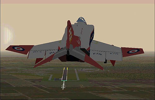 On approach to runway 26, RAF Coningsby