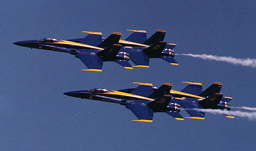 Blue Angels at Andrews Open Day, 1996